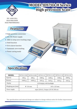 SDS Load Cell Model-IDS704 Series - จำหน่ายเครื่องชั่งอุตสาหกรรม